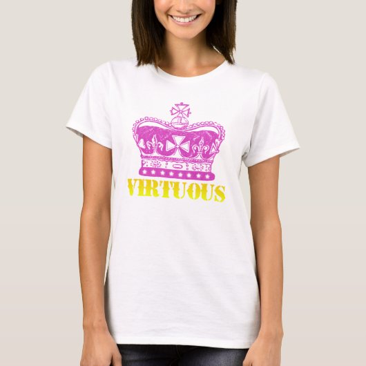 T-shirt couronne vertueuse (Devant)