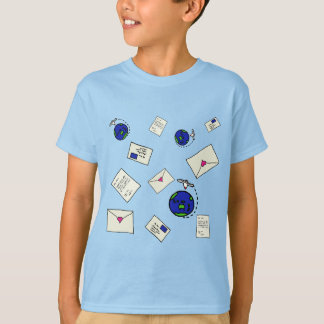 T-shirt Courrier autour du monde