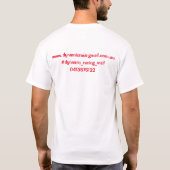 T-shirt Courrier dynamique (Dos)