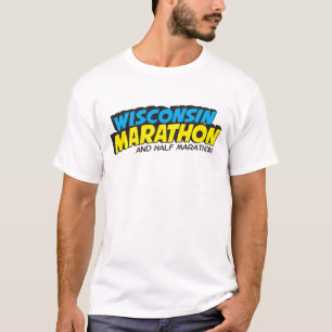 T-shirt Courrier-Marathon de marathon du Wisconsin