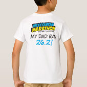 T-shirt Courrier-Marathon de marathon du Wisconsin (Dos)
