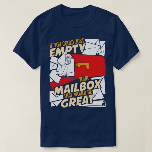 T-shirt Courrier postal Courrier courrier (Design devant)