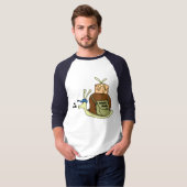 T-Shirt Courrier Tortue (Devant entier)