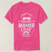 T-shirt Cours de chef en ligne Zoom Cuisines Cours Funny E (Design devant)