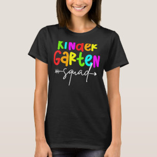 T-shirt Cours De Squad De Maternelle Retour À L'École Ense