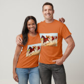 T-shirt Course à cheval (Unisexe)