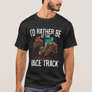 T-shirt Course à cheval
