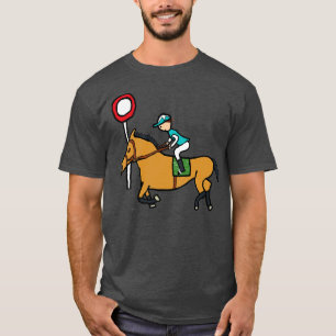 T-shirt Course à cheval