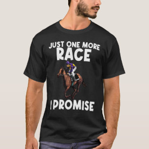 T-shirt Course À Cheval Pour Hommes Femmes Cheval Racer Jo