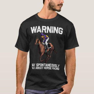 T-shirt Course À Cheval Pour Hommes Femmes Cheval Racer Jo