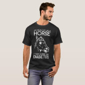 T-shirt Course à cheval saine (Devant entier)
