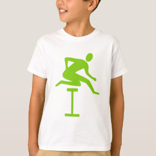 T-shirt Course à haies - Vert Martien