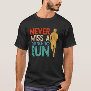 T-shirt Course à pied Coureur Semi-Marathon Rétro Vintage