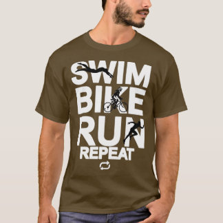 T-shirt Course à vélo de natation Triathlète Triathlète At