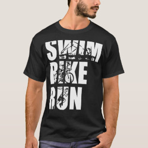 T-shirt Course à vélo de natation Triathlon Athlétisme Tri