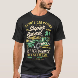 T-shirt Course automobile sportive