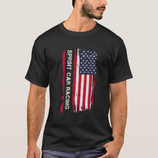 T-shirt Course automobile Sprint