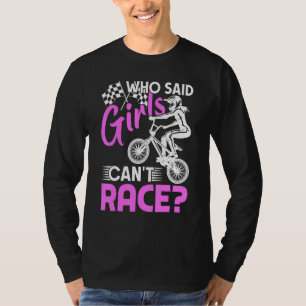 T-shirt Course Bmx Pour Les Filles Vélo Dirt