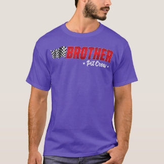 T-shirt Course Brother Pit Crew Anniversaire Famille Racin