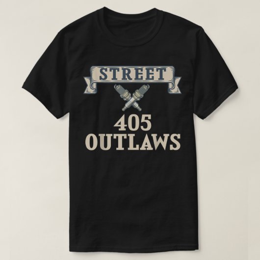 T-SHIRT COURSE DE 405 RUES OUTLAWS (Design devant)