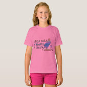 T-SHIRT COURSE DE BARREL DE FILLE (Devant entier)