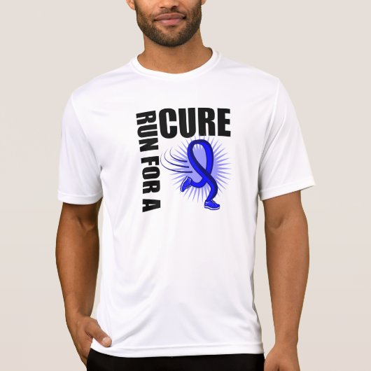 T-shirt Course de cancer du colon pour un traitement (Devant)