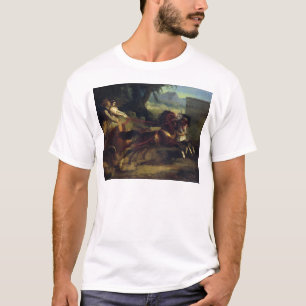 T-shirt Course de char antique