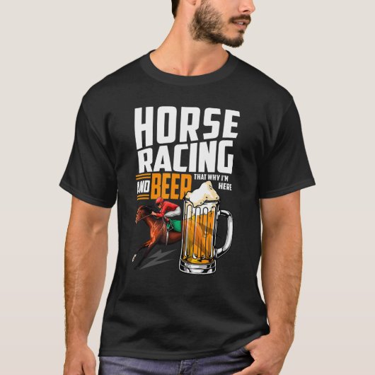 T-shirt Course de chevaux Cavalier de chevaux Course de ch (Devant)