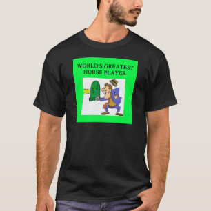 T-shirt course de chevaux de pur sang