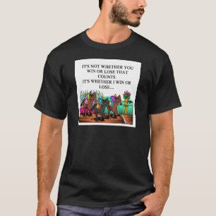 T-shirt course de chevaux Derby