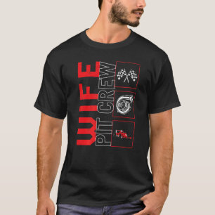 T-shirt Course de course de voiture de l'équipage de condu