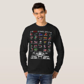 T-shirt Course de Formule Circuit Course de Voiture Course (Devant entier)