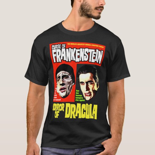 T-shirt COURSE DE FRANKENSTEIN HORREUR DE DRACULA Classic  (Devant)