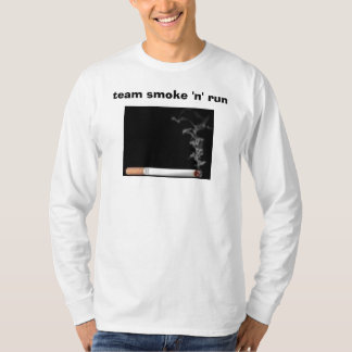 T-shirt course de la fumée "n" d'équipe