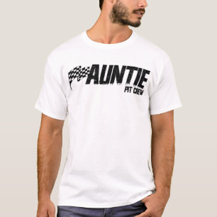 T-shirt Course de l'équipage Pit Tante Anniversaire Famill