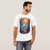 T-shirt Course de lévrier des goules (Devant entier)