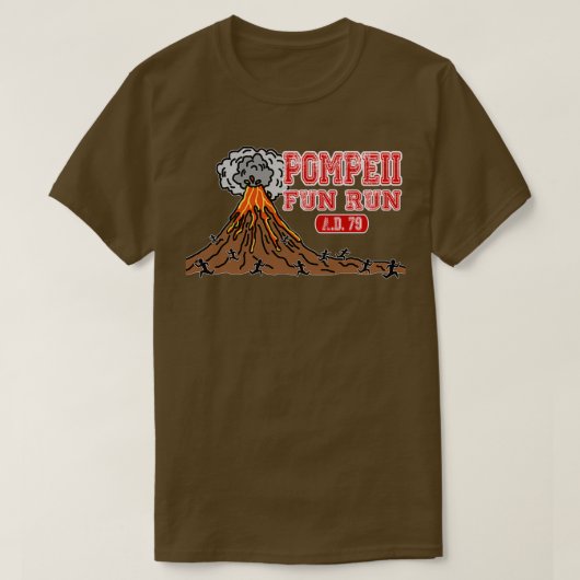 T-shirt Course de loisirs Pompei (Design devant)