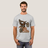 T-shirt Course de moto (Devant entier)