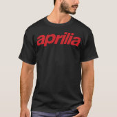 T-shirt Course de moto Aprilia Performance (Devant)