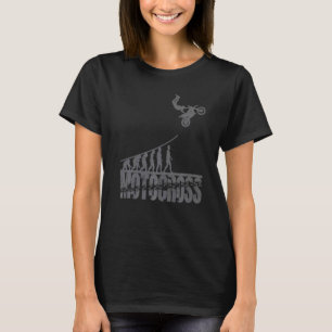T-shirt Course de motocross de sports extrêmes et cascade