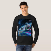 T-shirt Course de robots galactiques (Devant entier)