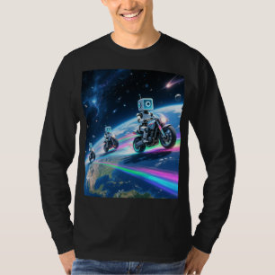 T-shirt Course de robots galactiques