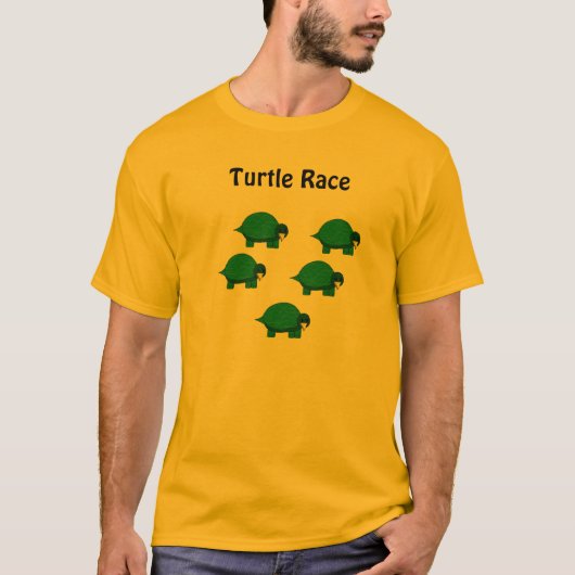 T-shirt Course de tortues (Devant)