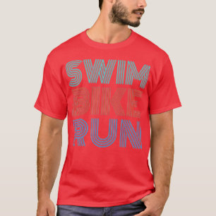 T-shirt Course de vélo de natation 36