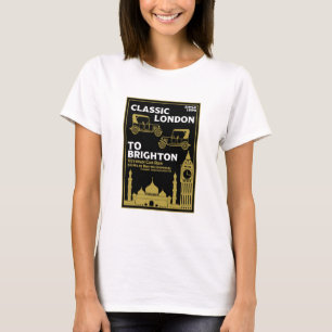 T-shirt Course De Voiture Vétérinaire De Londres À Brighto