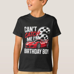 T-shirt Course de voitures de course 6e anniversaire ne pe