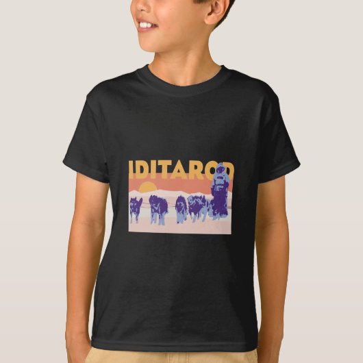 T-shirt Course d'Iditarod (Devant)