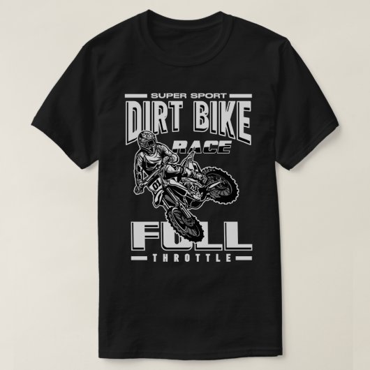 T-SHIRT COURSE DIRTBIKE (Design devant)