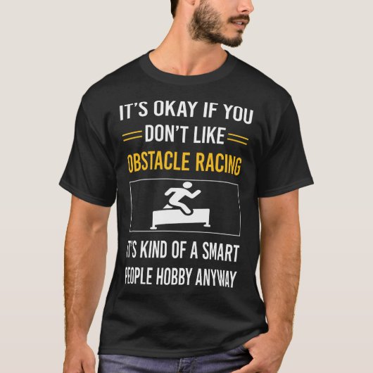 T-shirt Course d'obstacles Smart People (Devant)
