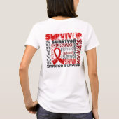 T-shirt Course du survivant 10 (Dos)